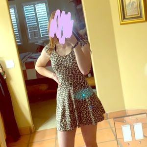 This is a divided skater dress